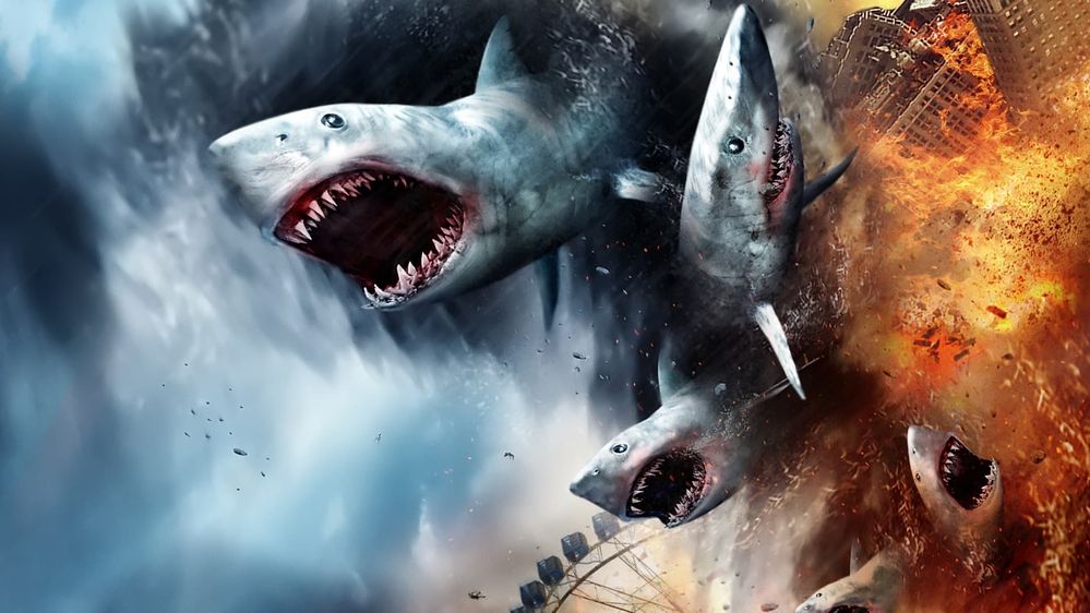 ‘Sharknado’, una de las películas de animales depredadores de Safari Dark